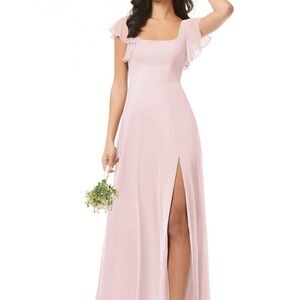 Azazie Bridesmaid or Formal Dress Blush Pink